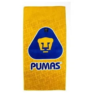 Serviette de plage officielle du club de football UNAM Hilasal Pumas, 100% coton, 147x74 cm, design sportif, fabriquée au Mexique - Product Image 5