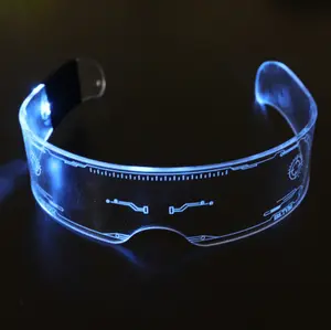 Bán buôn thông minh LED Flashing Đảng kính và mặt nạ sáng trẻ em Đồ chơi ánh sáng cho Halloween