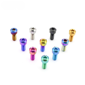 Tornillo de Titanio Gr5 TC4 UNS R56400 con Cabeza Hexagonal Avellanada DIN7991 ISO10642 M2-M16 Anodizado para Fijaciones Industriales - Product Image 4