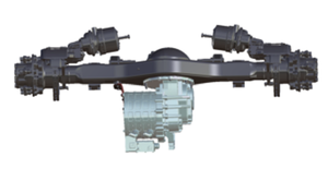 มอเตอร์ PMSM ขับเคลื่อนล้อหลังแบบใหม่คุณภาพระดับ OEM สำหรับรถบัส 7 เมตร - Product Image 5