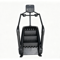 Máquina de Escalada Comercial con Pantalla Táctil LED de 15'' para Cardio y Ritmo Cardíaco, Uso en Gimnasio, Carga Máxima 160kg