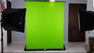 2x2M Rétractable Chromakey <span class=keywords><strong>Vert</strong></span> Écran Toile de <span class=keywords><strong>Fond</strong></span> Pliable Professionnel Vidéo Pull-up Portable <span class=keywords><strong>Fond</strong></span> Pliable - Product Image 4