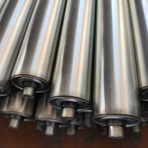 Kunden spezifische Edelstahl-Förder rolle für die Hotel industrie Neues <span class=keywords><strong>UHMWPE</strong></span>-Kunststoff material für die Förderband-Umlenkrolle - Product Image 6