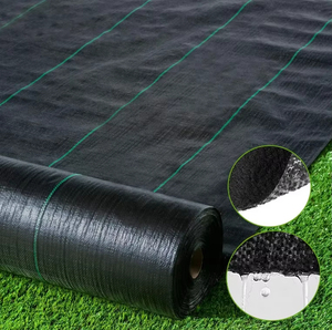 Malla de Protección para Árboles, Malla Agrícola de Plástico, Malla de Control de Malezas, Tela Barrera contra Malezas, Malla Negra para Control de Malezas - Product Image 1