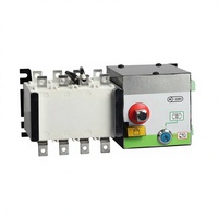 Commutateur de transfert automatique (ATS) double alimentation SUQ3-100A 4P 100A triphasé 400V pour PC et contrôle incendie industriel