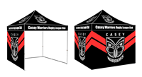 Mavcanopy Tonnelle Pop-Up 3x3m à Structure en Aluminium avec Toit en Polycarbonate pour Événements Extérieurs, Expositions, Impression et Salons Professionnels