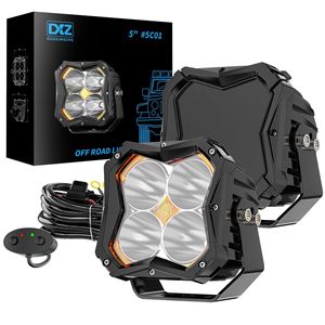 Barra Luminosa LED DXZ da 5 Pollici con Fascio Spot e Flood per ATV, <span class=keywords><strong>Lada</strong></span> 4x4, Camion, UAZ, Luce di Guida <span class=keywords><strong>Auto</strong></span> LED 12V 24V - Product Image 6