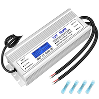Conducteur LED 100 Watts Étanche IP67 Alimentation Transformateur Adaptateur 90V-250V AC vers 12V 24V DC Sortie Basse Tension pour Lumière LED