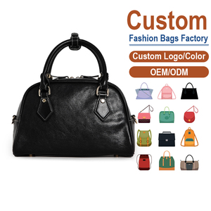 Bolso de Hombro de Cuero Genuino con Efecto Fruncido, Estilo Vintage Acolchado, con Cadena, para Dama, Moda de Invierno, Antirrobo, para Verano, Viajes Diarios y Citas - Product Image 1