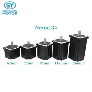 Nema 34 127mm 할인 핫 세일 24V 공장 SY 모터 CNC 기계에 대한 높은 토크 스테퍼 모터 출하 준비