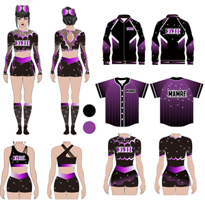 Uniformes <span class=keywords><strong>de</strong></span> Porristas Personalizados para <span class=keywords><strong>Niñas</strong></span>, Conjuntos con Pedrería, Diseño Libre, Sublimación, Poliéster, Disfraz <span class=keywords><strong>de</strong></span> Porrista, Logotipo Personalizado para Niños - Product Image 2