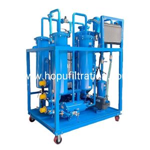 Nouvelle Station de Filtration d'Huile de Turbine Sous Vide Triphasée 380V Hopu, Machine de Purification d'Huile, Plateau de Collecte des Déversements d'Huile, Capteur de Fuite, Système de Refroidissement par Air - Product Image 2