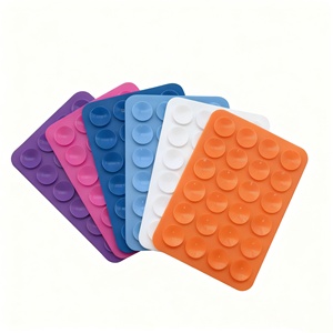 Soporte de silicona con ventosa multifuncional para teléfono, adhesivo para la parte trasera de la funda, soporte autoadhesivo para teléfono móvil, soporte de escritorio. - Product Image 6