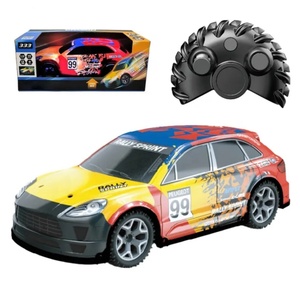 Coche de Control Remoto Deportivo 2.4G con Luces de Colores, Carcasa de PVC, Escala 1/18, Coche de Carreras RC, Juguetes de Derrape de Alta Velocidad - Product Image 1