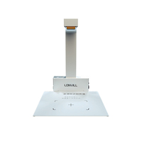 LONVILL Wired 1D 2D Qr Lector de código de barras RS232 Ethernet Escáner de código de barras de escritorio para el hospital Escaneo de varias escenas