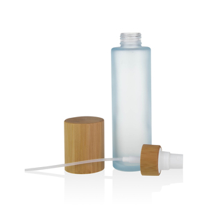120毫升奢华细雾化妆品玻璃竹瓶喷雾身体闪光 - Product Image 5