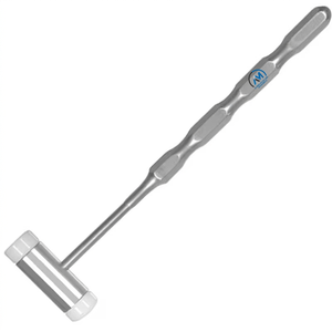 Maillet chirurgical 190 mm, têtes en nylon 25 mm, maillet orthopédique dentaire pour os, instrument manuel certifié CE Classe I - Product Image 4