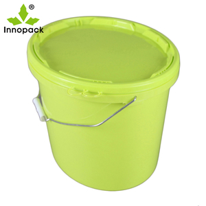 Seau ovale en plastique blanc avec poignée et couvercle hermétique pour <span class=keywords><strong>peinture</strong></span> - Product Image 2