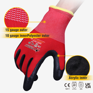 XINGYU Nitrile Sandy Clima frío Guantes de trabajo aislados impermeables Interior Cálido Guantes de invierno Resistente al frío Guantes cálidos para clima cálido - Product Image 3