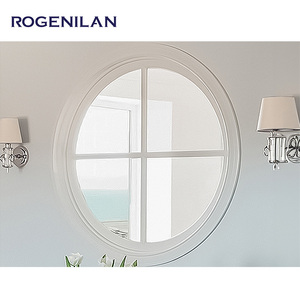 Fenêtres rondes fixes en aluminium Rogenilan French Hurricane Impact pour maison, avec <span class=keywords><strong>grille</strong></span> et vitrage circulaire. - Product Image 2