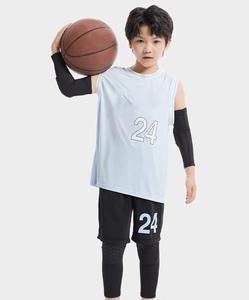 Ginocchiere a Compressione <span class=keywords><strong>Anti</strong></span>-Collisione per Basket, Pallavolo, Calcio e Altri Sport - Protezioni per Gambe per Bambini e Ragazzi - Product Image 3