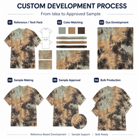 Fabricant de T-shirts Vintage Tie-Dye 100% Coton Lavé Streetwear – OEM ODM Marque Privée Vente en Gros pour Commandes en Gros de Marques