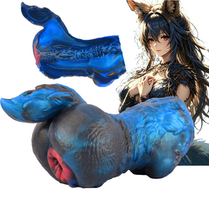 GEEBA Furry Wolf Monster Male Masturbator Silicone Fantasy Beast Butt Sex Toys for Men Texture Adult New Products Ideas Business - Product Image 1