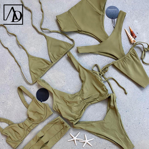 Costume da bagno all'ingrosso 2026: Bikini Brasiliano Stampato Estremo Mini Micro Due Pezzi per Ragazze, Costume da Bagno Bikini Floreale Retrò - Product Image 3