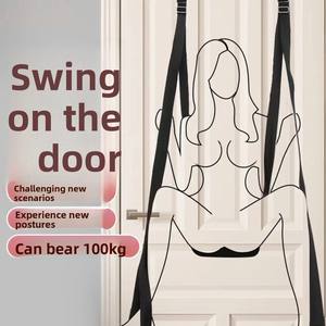 Giocattoli Erotici per Adulti <span class=keywords><strong>in</strong></span> Pelle con Cinghie per Porta e Altalena per Relazioni BDSM - Product Image 6