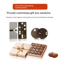 Barra de Chocolate vacía personalizada de lujo, caja de bombones, laminación mate en relieve para San Valentín, dulces, fechas, regalo, papel, Chocolate