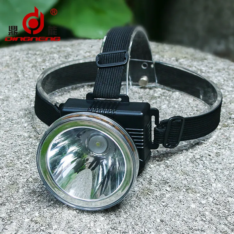 Factory supply DINGNENG High power Waterproof Rechargeable LED headlamp lithium battery 18650 headlight Outdoor Hiking Camping