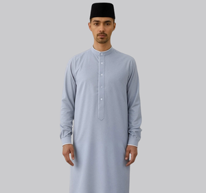 Fournisseur Malaisien Raya 2025 Moden Jubah Femme Casual Automne Tricot Plissé Sans Repassage Kain Sejuk Coupe Classique S-5XL En Stock - Product Image 5