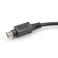 Anpassbares RJ45-Buchse auf 8-Pin Mini-DIN-Stecker Abgeschirmtes Kabel für CCTV & S-Video Signalübertragung Kamera-Adapterkabel