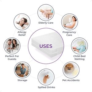 Couvre-<span class=keywords><strong>lit</strong></span> imperméable en PVC-Matériau épais-Résout tous les problèmes d'humidité et d'acariens en une seule fois - Product Image 6