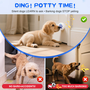 <span class=keywords><strong>Campanello</strong></span> Wireless per Animali Domestici Daytech, Modello CB10, Alimentato <span class=keywords><strong>a</strong></span> <span class=keywords><strong>Batteria</strong></span>, in Materiale ABS, Design Resistente all'Acqua, Display LED Touch Screen, Facile da Usare - Product Image 3
