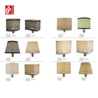 Personnalisé moderne rotin papier tissé LED éclairage décoratif Style ethnique maison lumières avec E26/E27/B22 alimentation