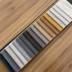 Tissu en velours polaire imitation cachemire Sherpa 340 GSM, production chinoise, export, disponible en beige, marron, gris, noir, pour revêtement de canapé - Product Image 4