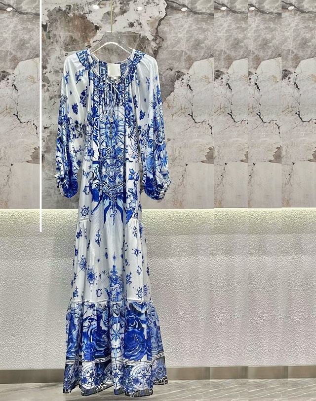 dress blue white belt Amanda Uprichard Strapless Puzzle Mini Dress