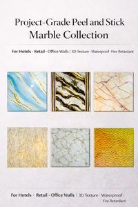 Film mural auto-adhésif brillant effet marbre 3D, imperméable et résistant à l'humidité, à peler et <span class=keywords><strong>coller</strong></span>, avec garantie d'un an pour la rénovation - Product Image 3