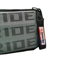Label Bordir Tenun Modifikasi Motor Bahan Nilon, Gantungan Kunci Model Eagle-bill Buckle Modern Minimalis untuk Tas, Gantungan Kunci