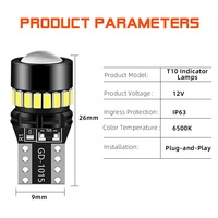 TGZ Auto 12V T10 LED-Glühbirnen 194 W5W 168 18SMD Projektor Scheinwerfer Len Position Lampe Tür Seite Kennzeichen Beleuchtung