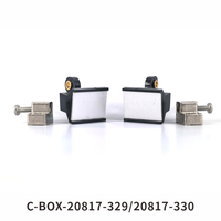ZSTC C-BOX. . Poignée d'extraction forme trapèze, Type 1, inférieure, noire 20817-329 20817-330 20817-327 20817-328