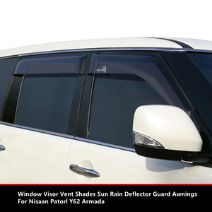 Auto Accessoires Voor Nisaan Patorl Y62 Armada <span class=keywords><strong>Window</strong></span> Visor Vent Shades Zon Regen Deflector Guard Luifels - Product Image 2