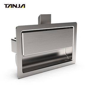 Edelstahl Mini Style poliert Anhänger Paddel griff Verriegelung <span class=keywords><strong>T</strong></span>ür Schließfach Luke Schrank Hardware Klapp wagen Werkzeug kasten Schloss - Product Image 1