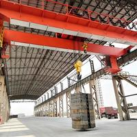 Grue à double poutre 45T EOT, entraînement européen 3-en-1 VFD, positionnement précis et fluide pour atelier d'industrie lourde et structure en acier