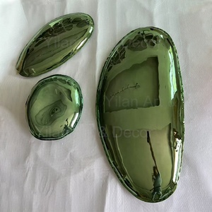 Lujo Style3D Metal pared decoración artística elegante hecho a mano pescado <span class=keywords><strong>escala</strong></span> colgantes Duotone Acero inoxidable pared escultura - Product Image 6