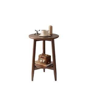 Mesa pequeña de madera maciza/mesa de centro, adecuada para apartamentos pequeños, sala de estar, sofá, balcón, mesa pequeña para té, pequeña - Product Image 5