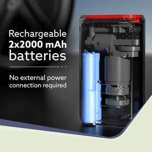 Compresor <span class=keywords><strong>de</strong></span> aire para inflar neumáticos portátil con pantalla digital6000 mAh BatteryAuto Shut Off Sui table para automóviles, motocicletas, bicicletas - Product Image 4