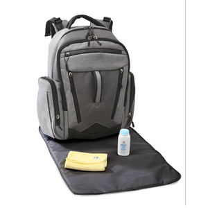 Échantillon gratuit Sacs à couches personnalisés élégants et robustes Grand sac fourre-tout avec matelas à langer pour les mamans avec sangle Sacs à couches - Product Image 1