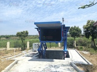 Station de compactage des déchets souterrains (élévation latérale) pour l'assainissement urbain et une exploitation à faible coût